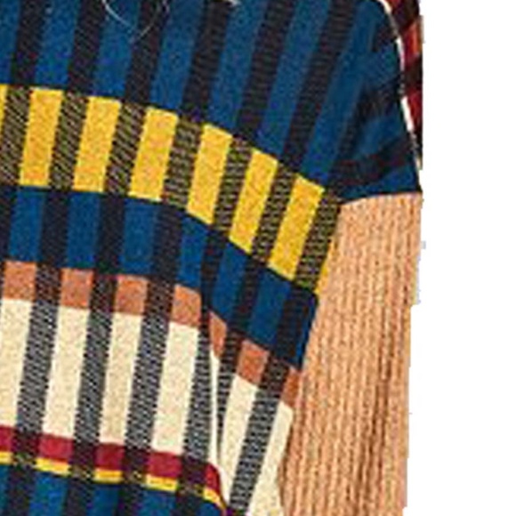 Mustard & Blue Geometric Sweater S - Picture 3 of 6